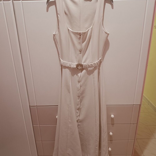 Midi dress Zara beige, like new, size S