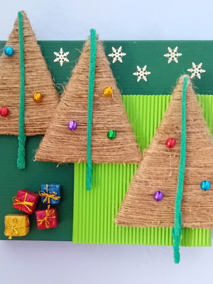 Christmas decorative frame handmade new