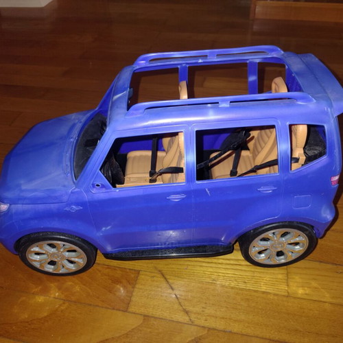 Barbie large toy car