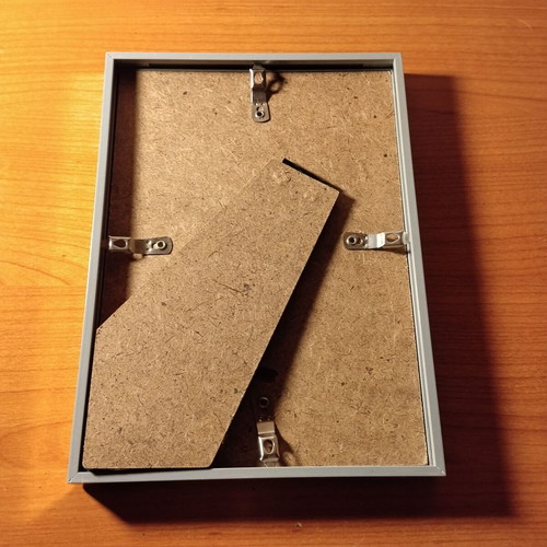 Photo frame silver like new, 15x21 cm