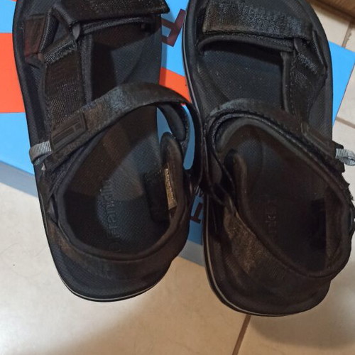 D.Franklin sandals like new, size 37 (38.5), black