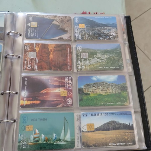 Phone cards like new, two collections with 200 cards