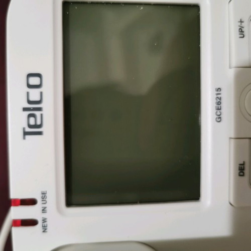 Telco landline phone new, wired, white GCE-6215