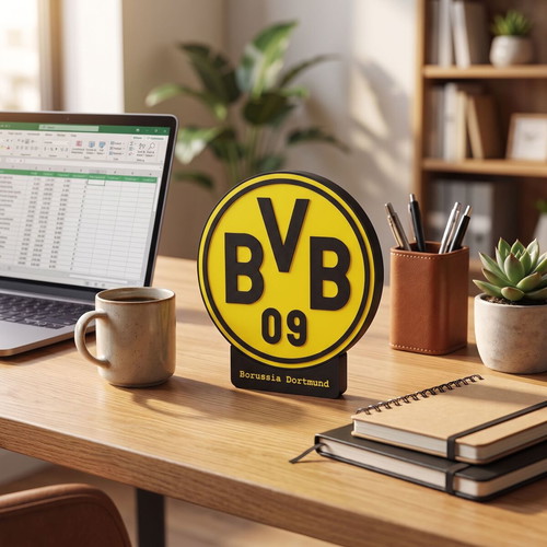 Borussia Dortmund Logo new, 21cm x 23cm