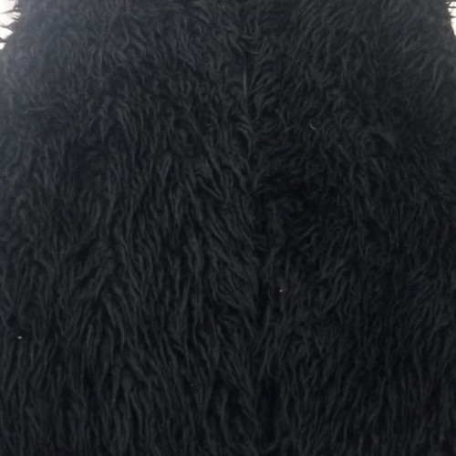 Milo Coats vest with synthetic black fur