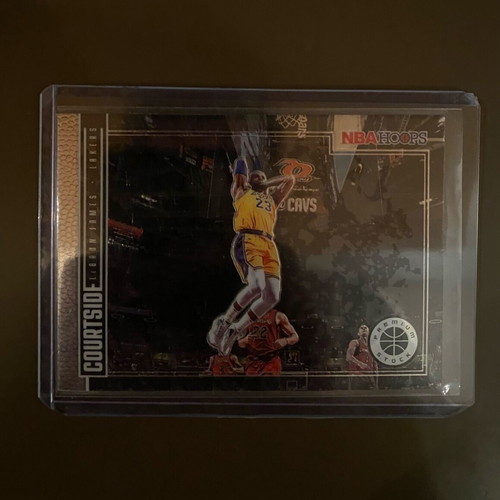 2019-20 Panini NBA Hoops Premium Stock Courtside Holo Prizm LeBron James card new