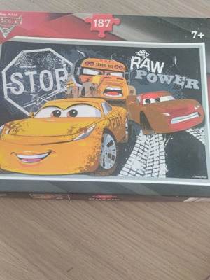 McQueen children's puzzle used, 137 pieces, ages 7+
