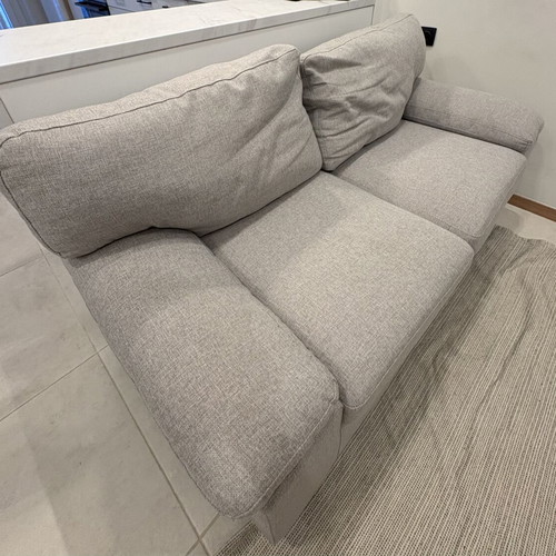 Sofa JYSK GEDVED like new, light gray two-seater