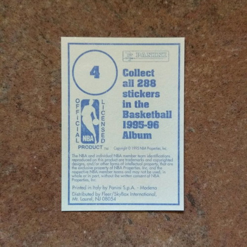 Rick Fox NBA Basketball '95-'96 sticker new, USA version