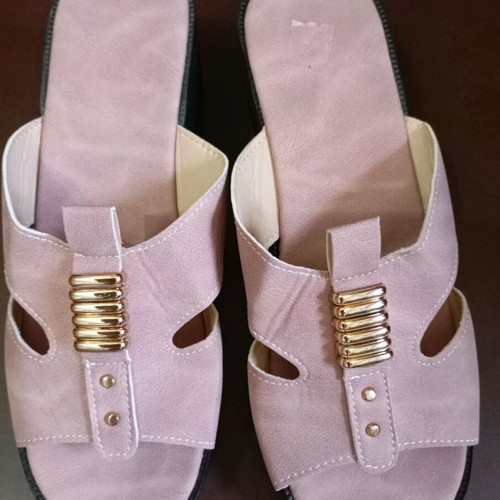 Women's beige sandals new, for wide feet size 40