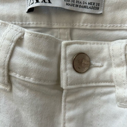White Zara jeans like new, size 36