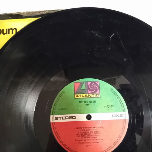 Yes The Yes Album vinyl record used 33 rpm