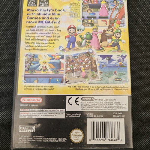 Mario Party 4 Nintendo GameCube game used with manuals