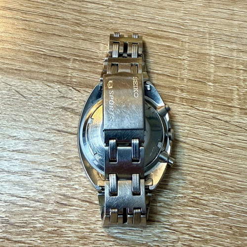 Seiko 6139-6031 Coke Vintage Chronograph watch used with original bracelet