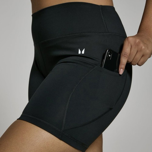 My Protein women's athletic shorts black, new, size M