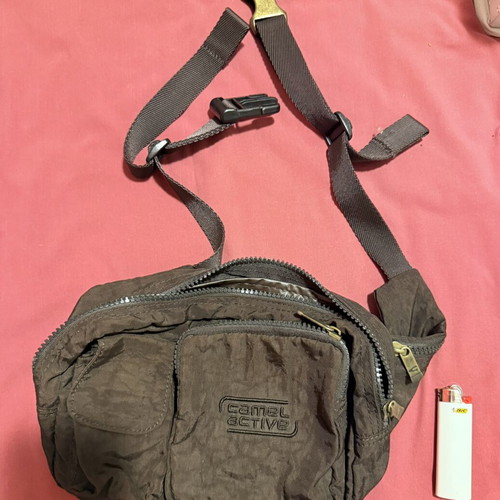 Camel Active brown waist bag like new, durable nylon