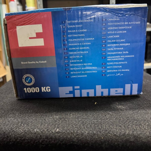 Einhell BT-CH 1000 Blue Chain Hoist new, 1000 kg capacity