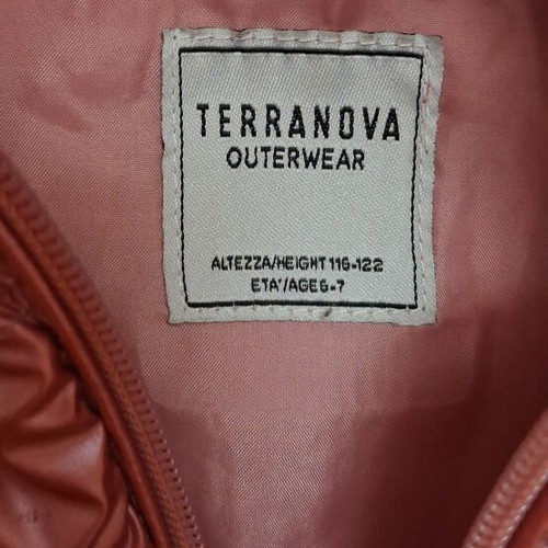 Terranova lightweight pink jacket for kids 6-7 years
