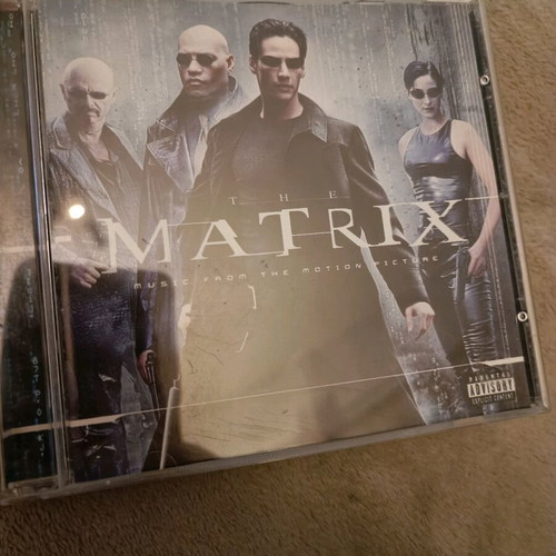 The Matrix CD used, rock soundtrack