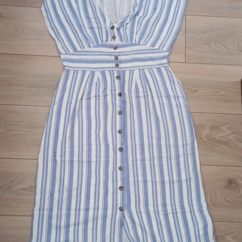 Body Flirt dress size M 38 almost unworn, white and blue