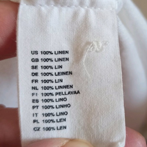 White linen shirt H&M XXXL