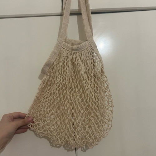 Beach bag like new, beige, handheld