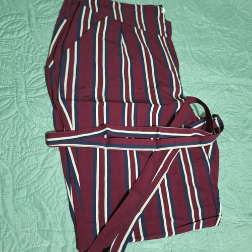 ALE viscose pants multicolor with belt size XL like new