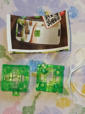 Emerald Block Minecraft Kinder Joy figure new