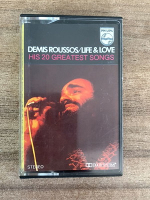 Demis Roussos Life & Love cassette tape used, entechno genre