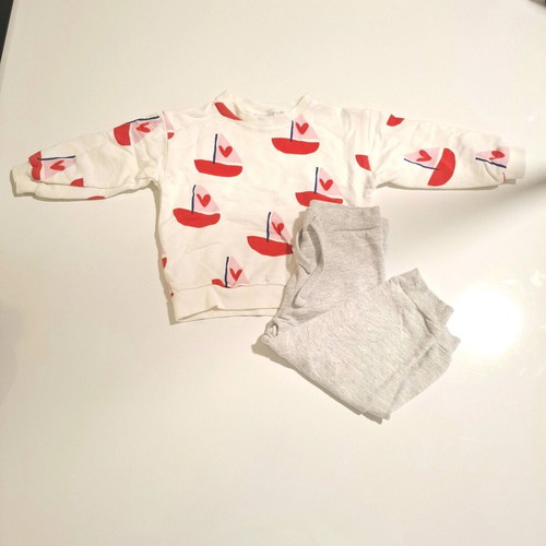 Zara and Sinsay baby girl clothing set used, size 9–12 months