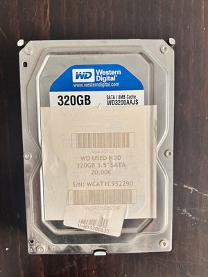 Western Digital 320GB SATA HDD new
