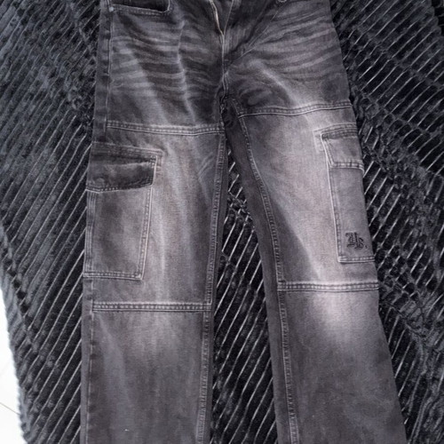 Hoodrich Script Cargo pants like new, black, size XS