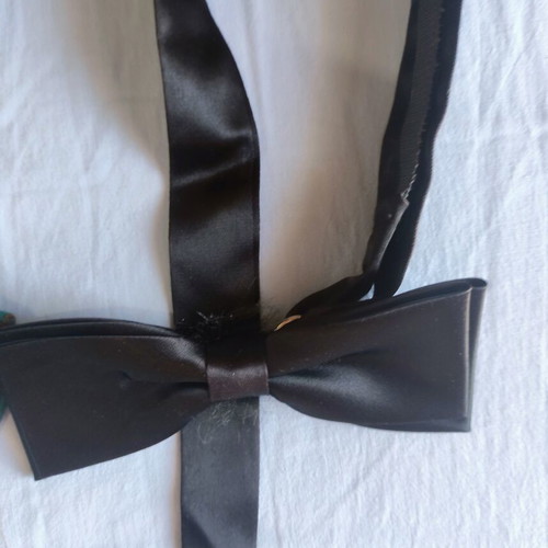Tie and bow tie set Basile like new, gray and multicolor, 3 ties 2 bow ties
