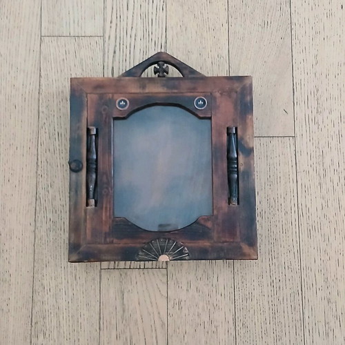 Handmade wooden icon stand like new with vintage style