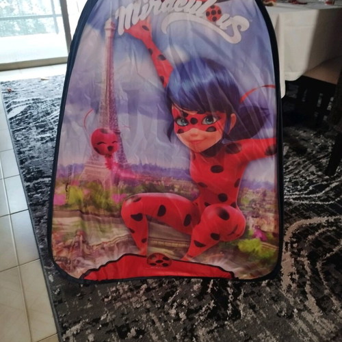 Ladybag folding tent with lights like new
