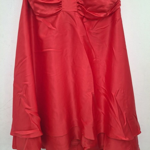 Fani Couture Silk Dress Size S Red like new