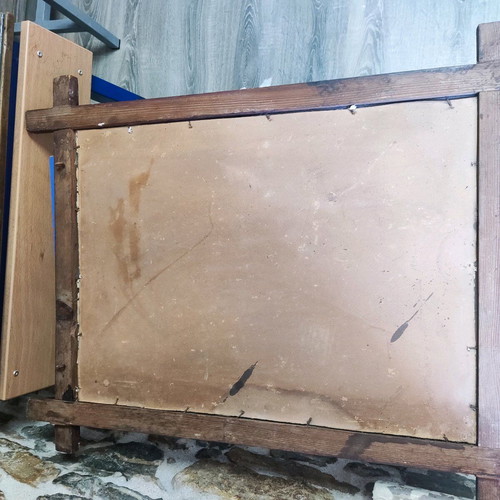 Χρώμολιθογραφία Ρουφαγάλη μεταχειρισμένη με Μίκη Ζέζα και Παύλο Μελά