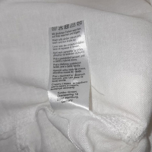 Women’s white summer pants linen cotton Bianco like new