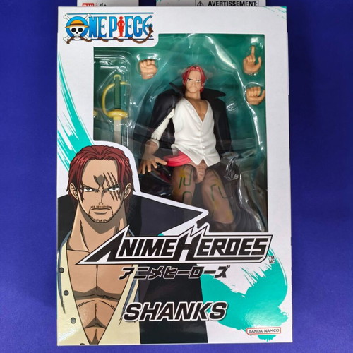 Bandai One Piece Anime Heroes Shanks figure new