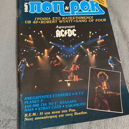 Pop&Rock November 1983 Issue 69 used with poster