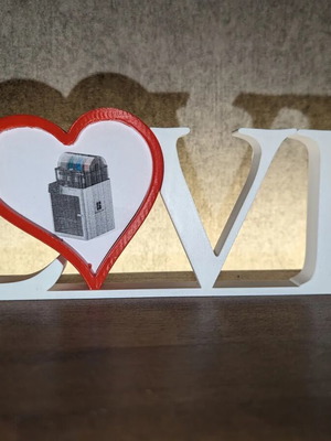 Love decorative item new with 3D printing