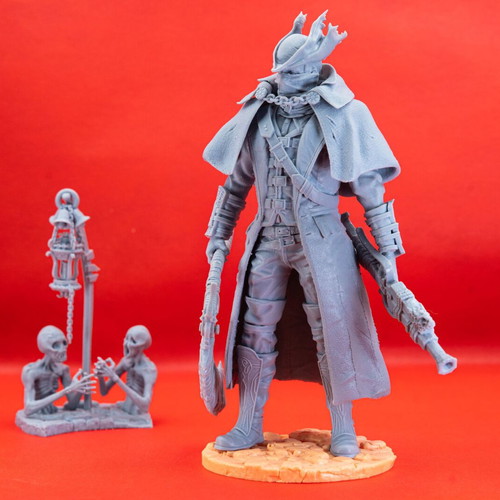 Bloodborne 3D printed figure unpainted made to order