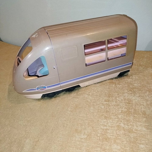 Barbie train used