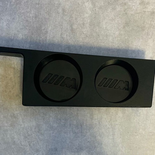 Cup holder for BMW E39 new, black/grey
