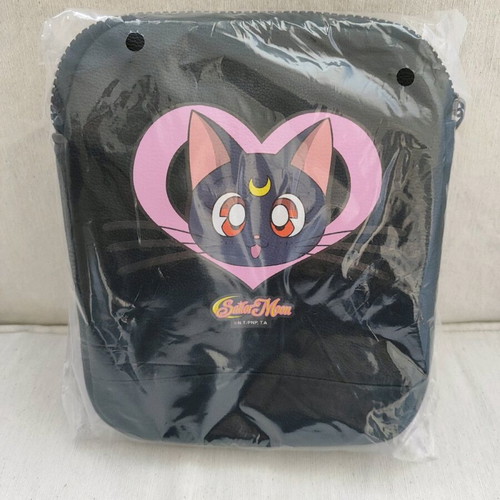 Sailor Moon Messenger Bag Luna vinyl new, black