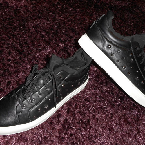 Karl Lagerfeld Kupsole Eclipse Stud Lace Sneakers black new size 46