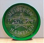  Heineken μπίρα διαφημιστικός μεταλλικός δίσκος σερβιρίσματος