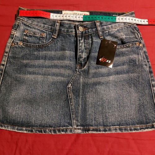 Denim mini skirt new, size S, blue