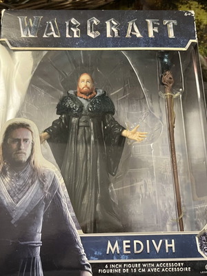 Warcraft Medivh φιγούρα σαν καινούργια, συλλεκτική με staff