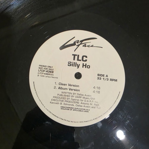 TLC Promo vinyl "Silly Ho" used, R&B / Soul